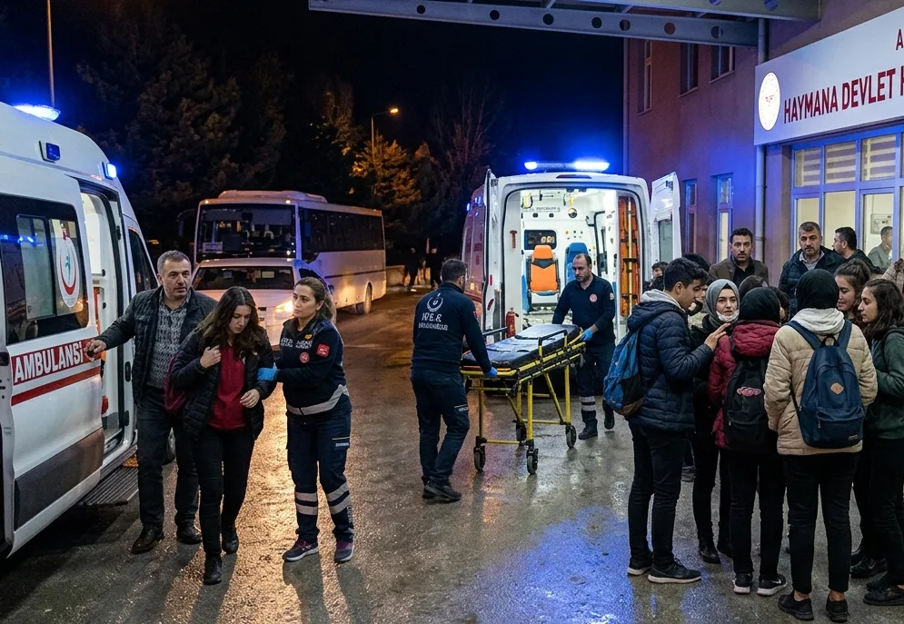 20 Öğrenci hastanelik oldu