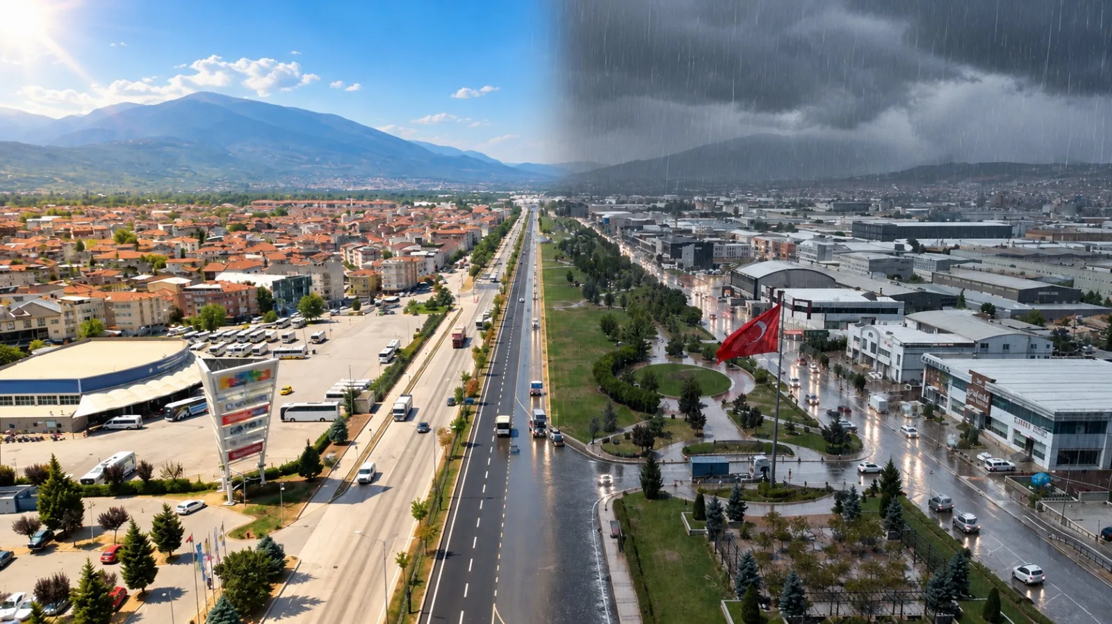 Önce yağmur, sonra güneş