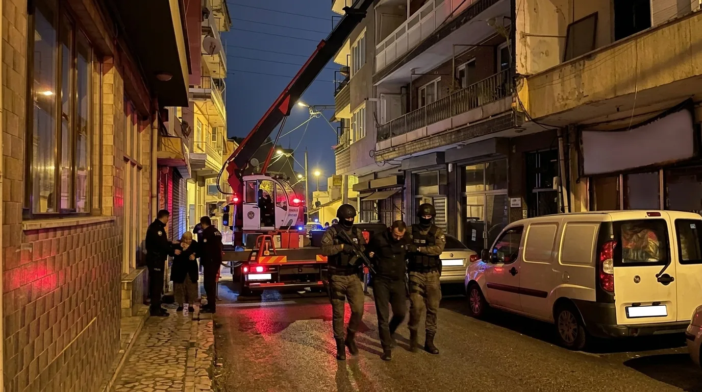 Bursa’da annesini evde rehin aldığı belirtilen kişi gözaltına alındı