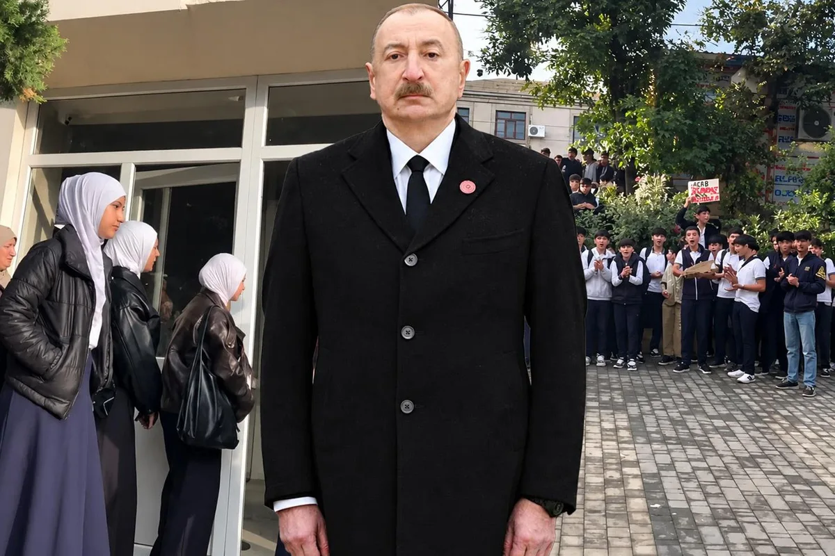 Azerbaycan’da başörtülü öğrencilerin okullara alınmaması velilerin tepkisine yol açtı kapak görseli
