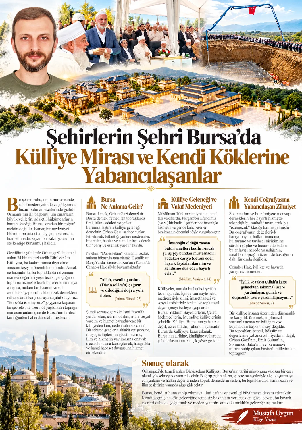 Bursa’da Külliye Mirası ve Şehir Ruhu