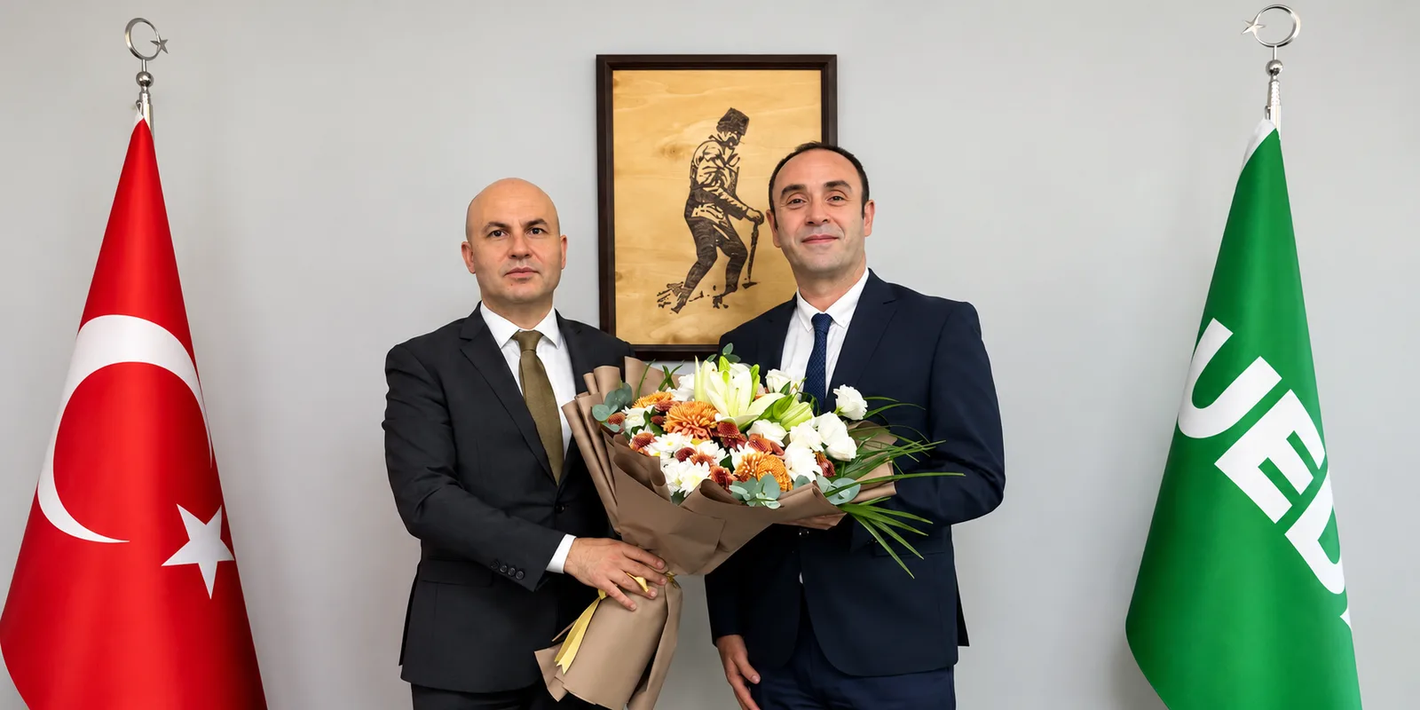 UEDAŞ İnegöl Bölge Müdürlüğü’nde bayrak değişimi